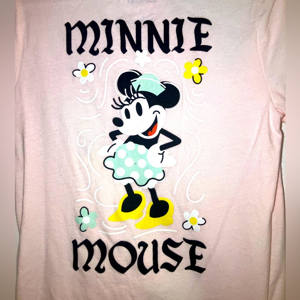 Minnie Mouse Pink Graphic Tee, Disney x Old Navy, 5T, EUC